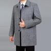 Men Wool Coat Autumn Winter Wool Overcoat Woolen Jacket Male Pea Coat Plus Size 7XL