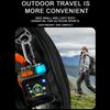 Mini Speaker Smart Wireless Audio Equipment with Touchscreen & HD Sound & LED Lights Bluetooth5.4 for Home Outdoor Party Camping