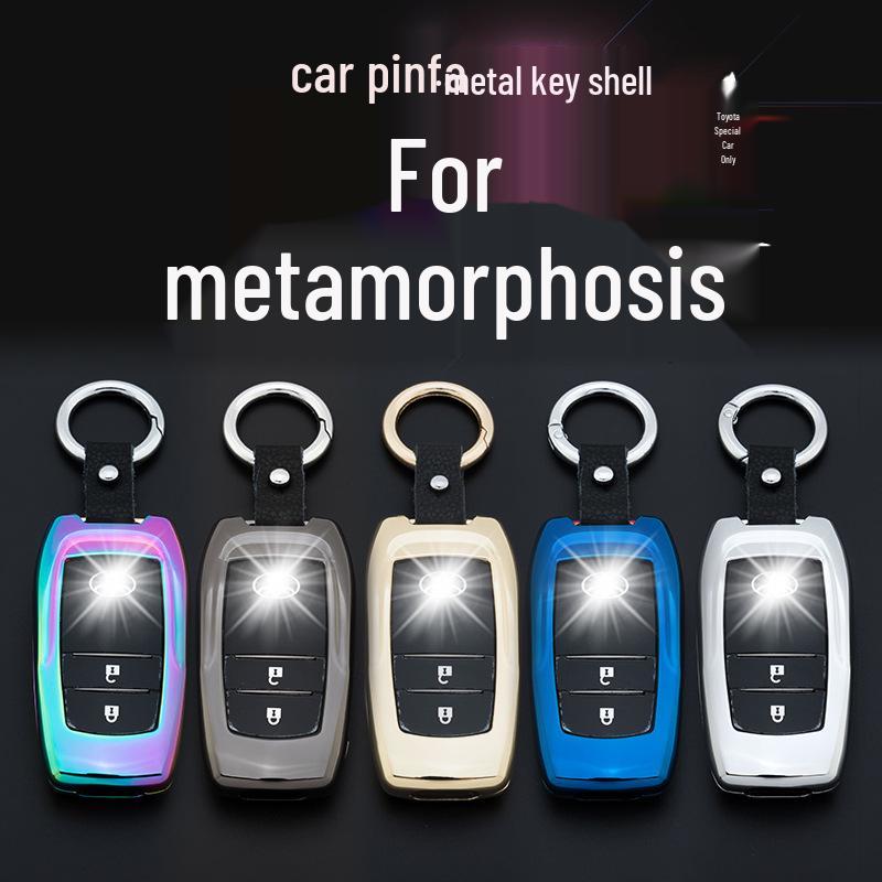 Toyota RAV4, Highlander, Prado, Crown, Corolla Dual Engine Car Key Shell Cover