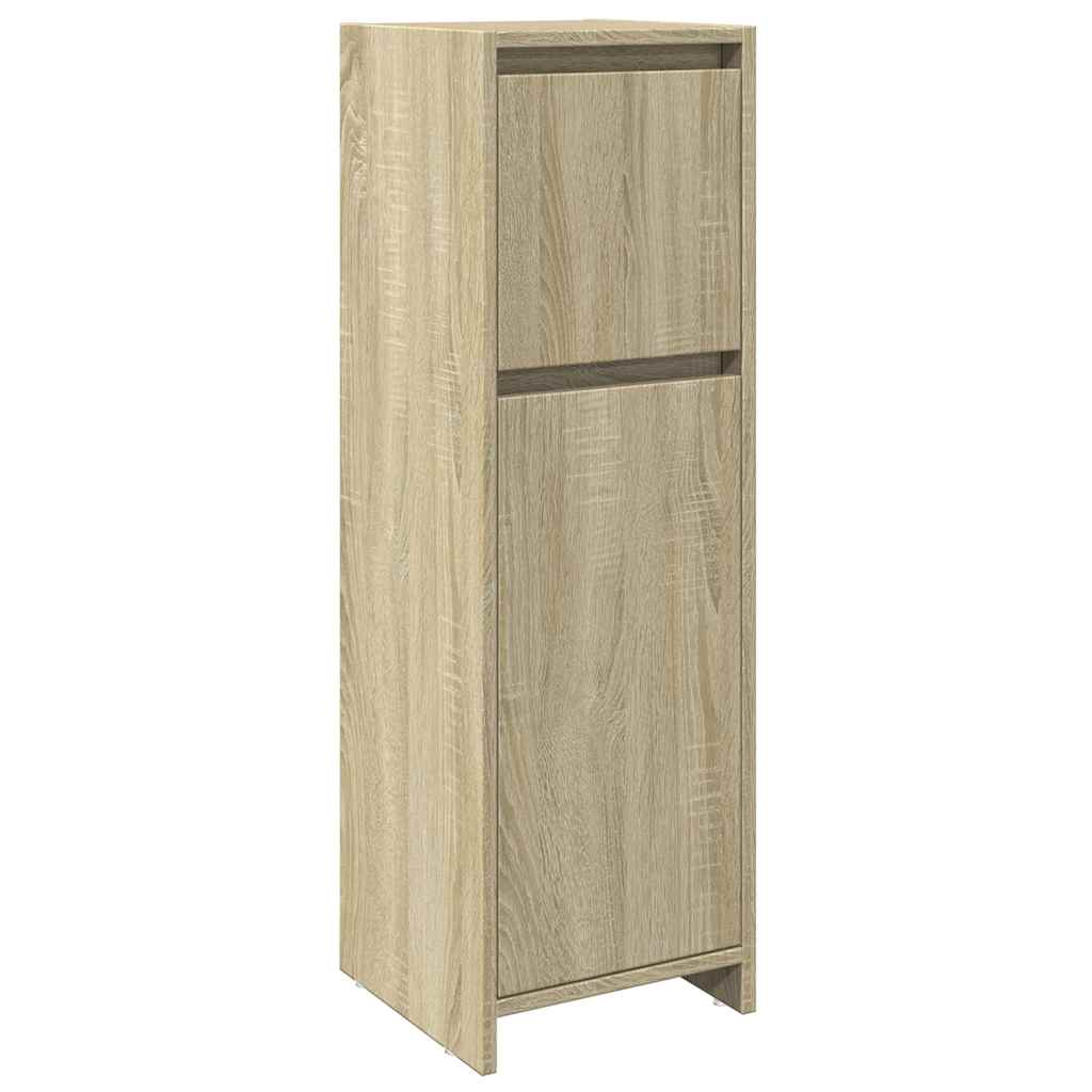 Bathroom Cabinet In Sonoma Oak 30 X 30 X 95 Cm Particleboard