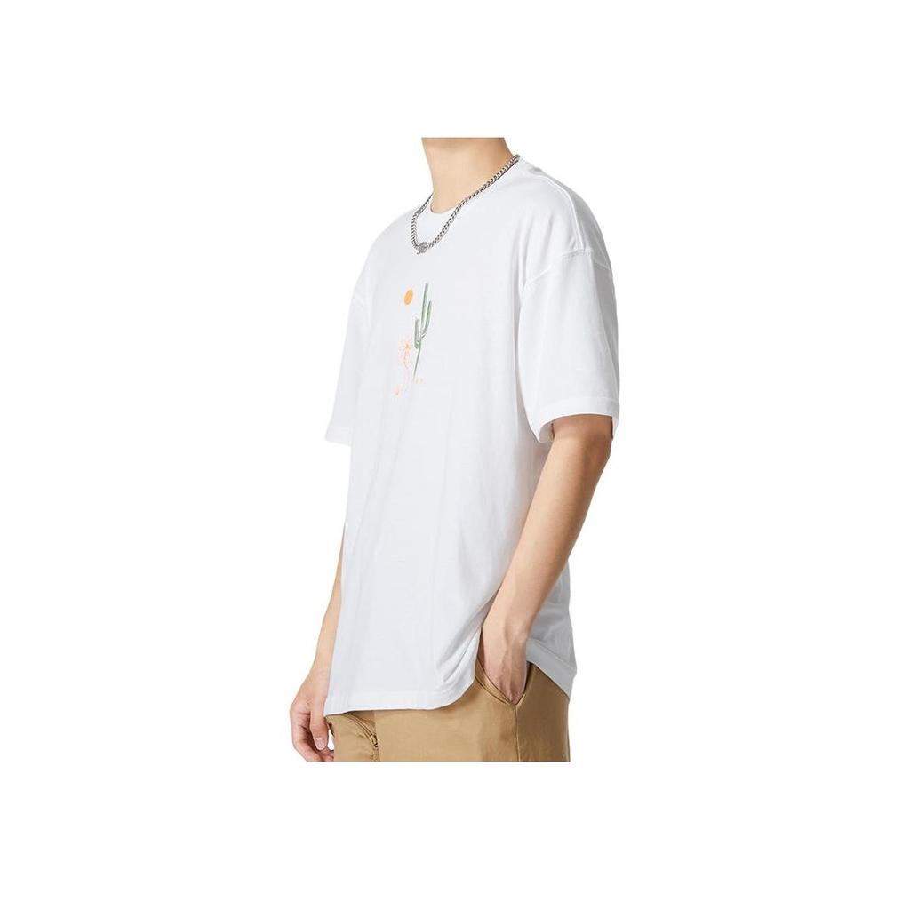 Nike SB Cactus Flower Print Short Sleeve T-Shirt Men Tops White DQ1861-100