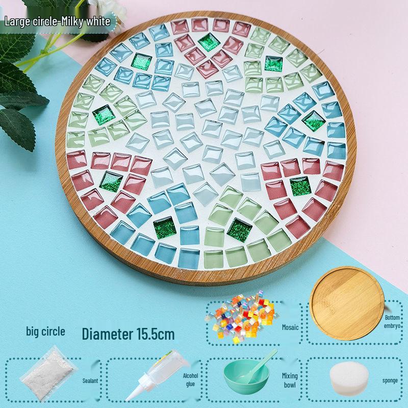 Handmade Mosaic Coaster DIY Kit for Students – Perfect for Mother's Day & Kindergarten Activities