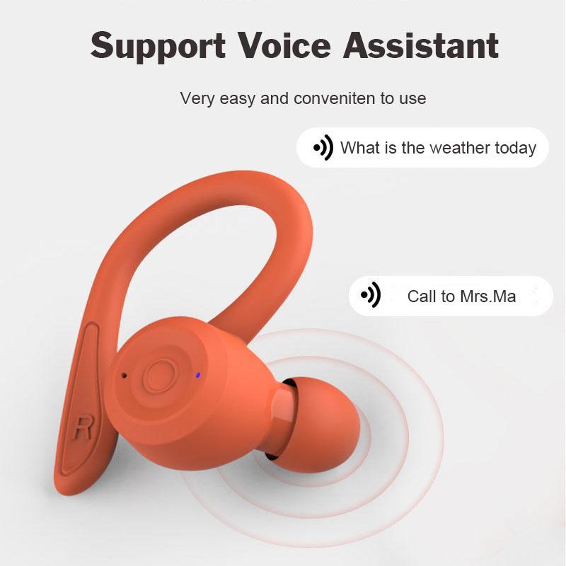 IPX6 Wasserdichte Sportliche Drahtlose Kopfhörer HiFi Subwoofer Stereo Mit HD Mikrofon Geringe Latenz Geräuschunterdrückung Headset