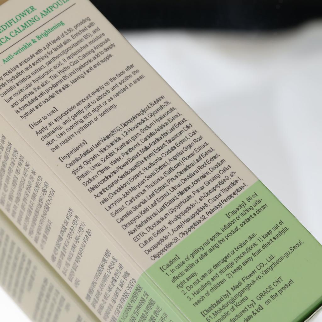 MediFlower Hydro Cica Calming Ampoule 50ml