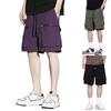 Men's Summer Multi-Pocket Cargo Shorts Men's Casual Fashion Color Loose Cargo Shorts