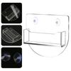 Window Mount Business Card Holder with Suction Cups Clear Acrylic Business Card Display Stand Single Pocket Organizer