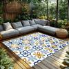 Vintage Persian Carpet Pattern Area Rug Non-Slip Doormat Floor Mat Home Decor Living Room Entrance Door Mat Indoor Outdoor Rugs