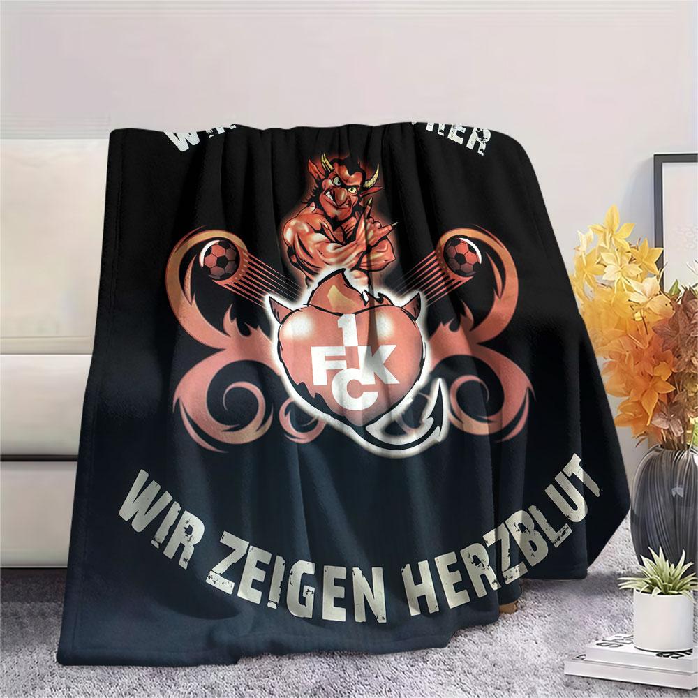 Coperta con poster di Kaiserslautern, Alta qualità, Confortevole per tutte le stagioni, Decorazione per la casa, Calore e Comfort
