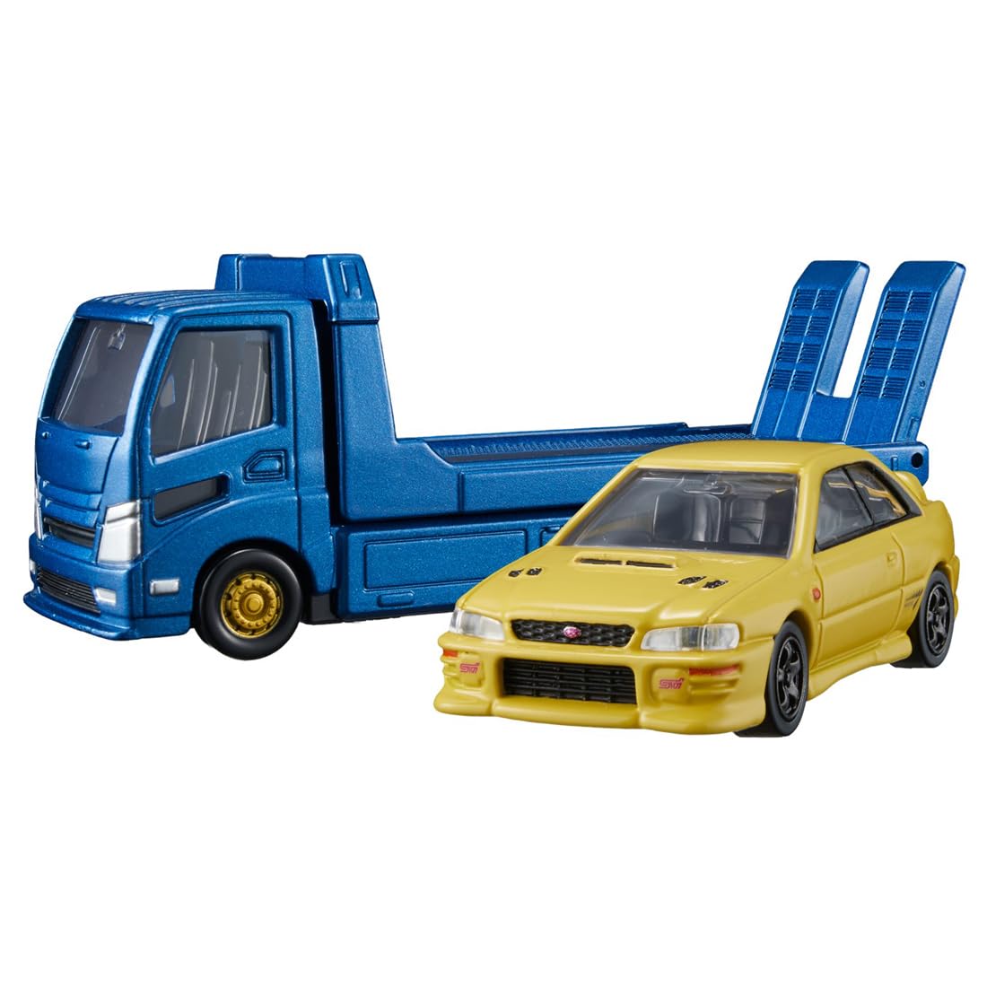 

TAKARA TOMY Tomica Premium Tomica Transporter Subaru Impreza WRX Type R STi Version Miniature Car Toy for Ages 6 and Up