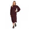 Violet Romance Womens/Ladies High-Neck Midi Dress