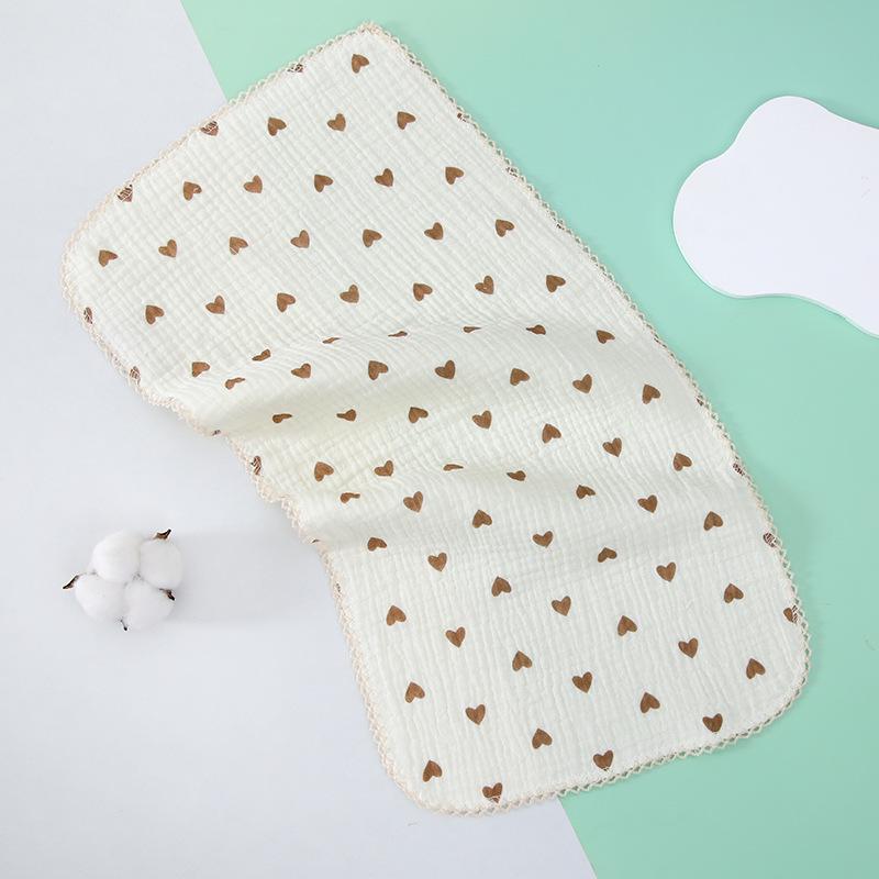 4-Layer Cotton Gauze Baby Towel - Soft, Class A, Small Square for Children and Kindergarten Use