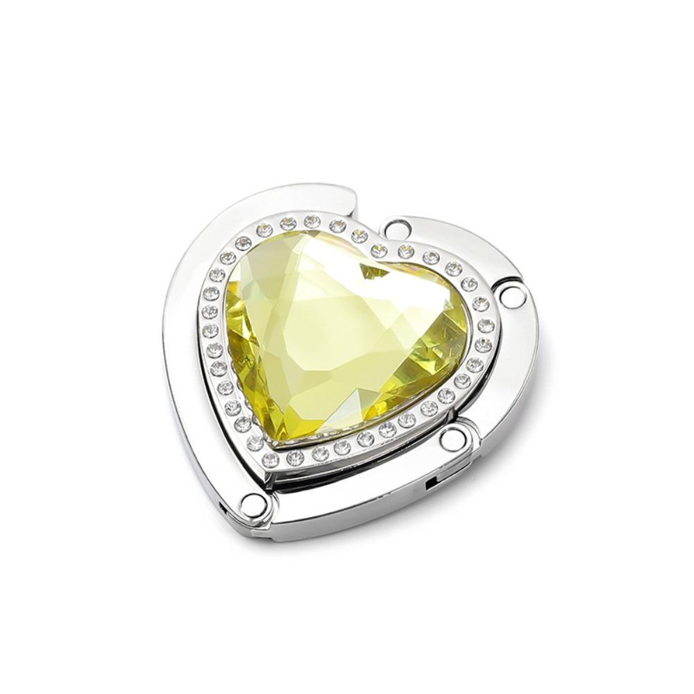 Portable Purse Bag Hanger Rhinestone Handbag Hook Holder Folding Table Hook  Storage Hanger