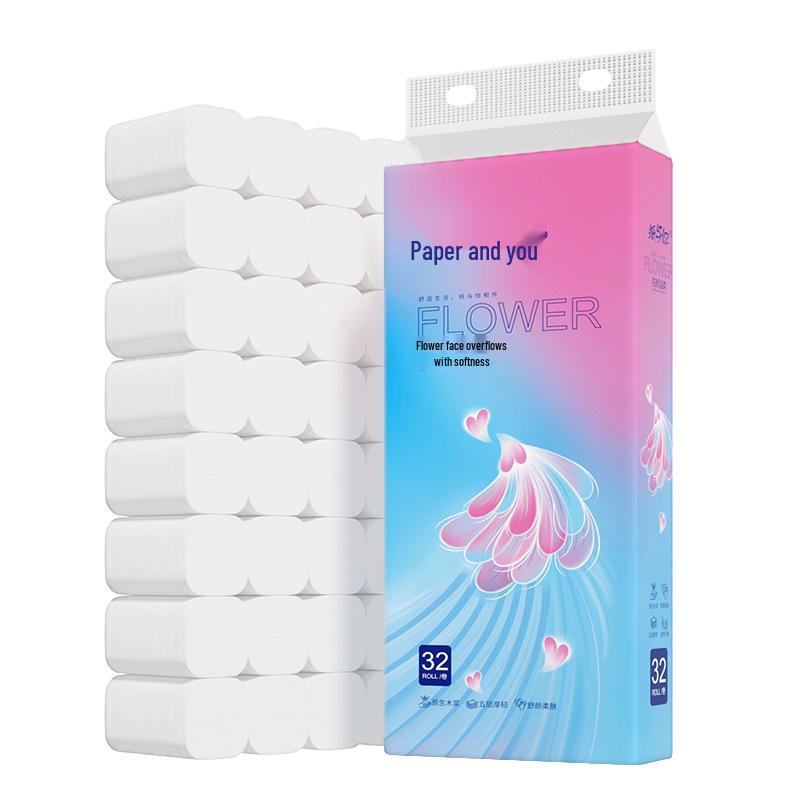 Coreless Toilet Paper: Household Paper Towels for Bathroom Use
