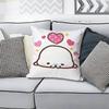 Cute MMamegoma Seal Various Sizes Square Pillow Case For Car Home Bedchamber Decor Custom Valentine gift
