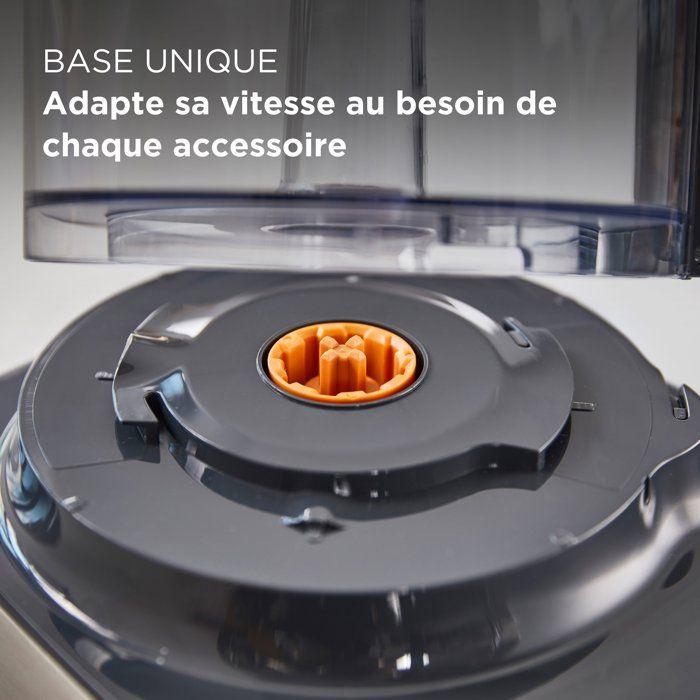 Çok Fonksiyonlu Robot Paslanmaz Çelik KENWOOD MultiPro Compact FDM301SS - Blender, narenciye sıkacağı, 3 disk, çift çırpıcı, hamur yoğurucu, spatula