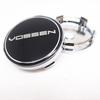 4 pièces 60mm Vossen capuchon de moyeu central de roue jantes de voiture couvercle anti-poussière enjoliveurs 56mm emblème accessoires de style automatique