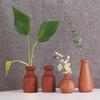Mini Wooden Vase for Dried Flowers Handmade Natural Wood Flower Vase Small Decorative Bud Vase for Desk Shelf Home Decor
