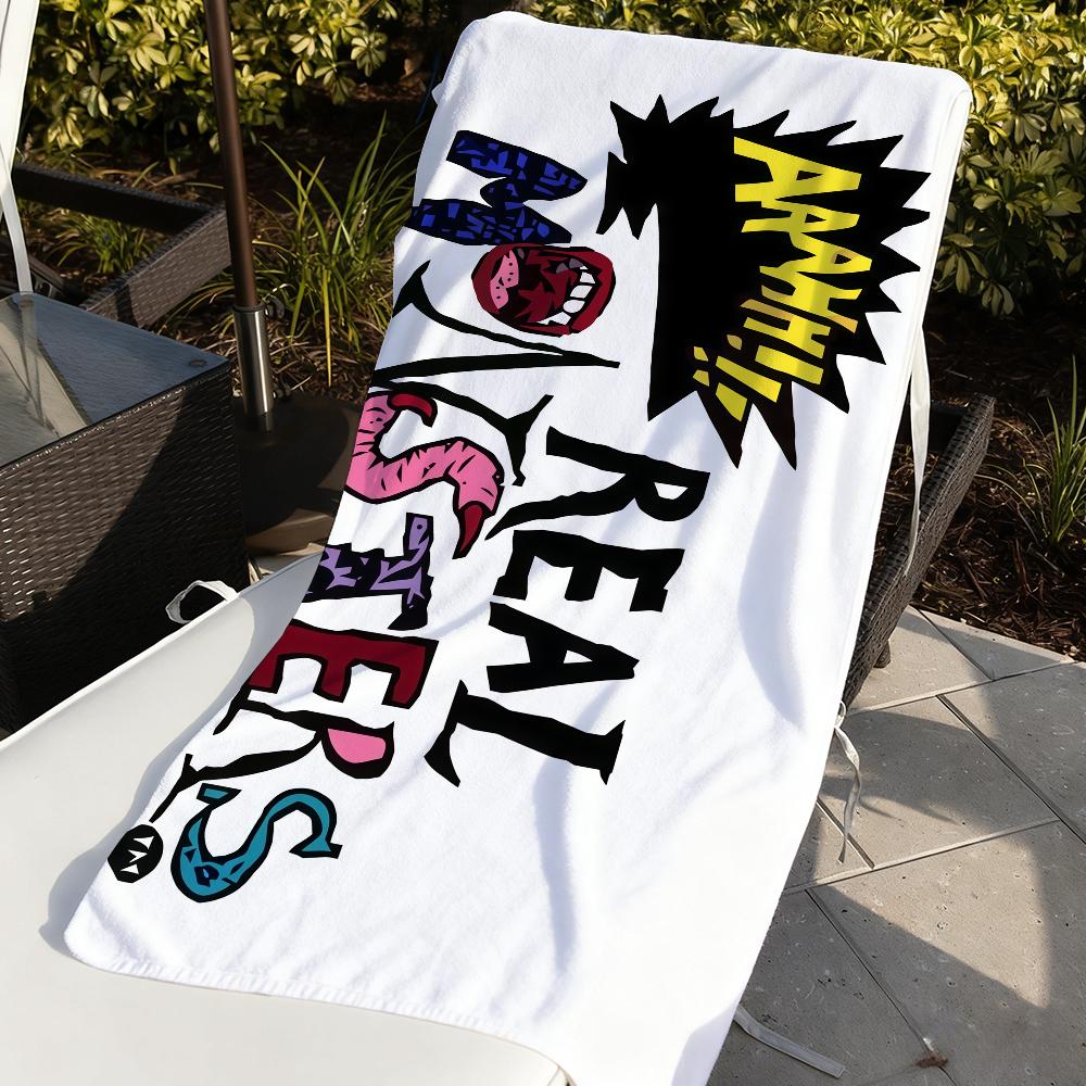 Cartoon Aaahh Real Monsters Fun Towel Quick Drying Beach Towels Are Suitable For Swimming Pools Camping Yoga And The Gym