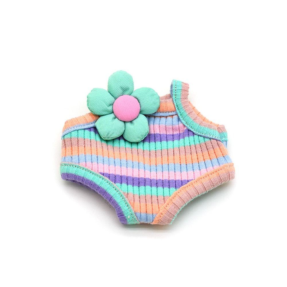 Dress Game Summer Outfit Miniature Sling Trousers 20cm Doll Clothes Dolls Accessories 3D Flower
