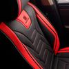 Neue Leder Autositzbezüge Vorne/Hinten Autositzbezug Kunstleder Automobil Fahrzeug Kissenbezug für Autos Universal Auto Innenraumzubehör