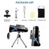 5000M Powerful Telescope 12x50 Zoom HD Telescope Folding Long Distance for Hunting Sports Outdoor Camping Travel