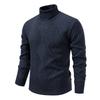 Autumn and Winter Men's High-neck Sweater, Thickened Sweater, Casual Warm Base Knitted Sweater