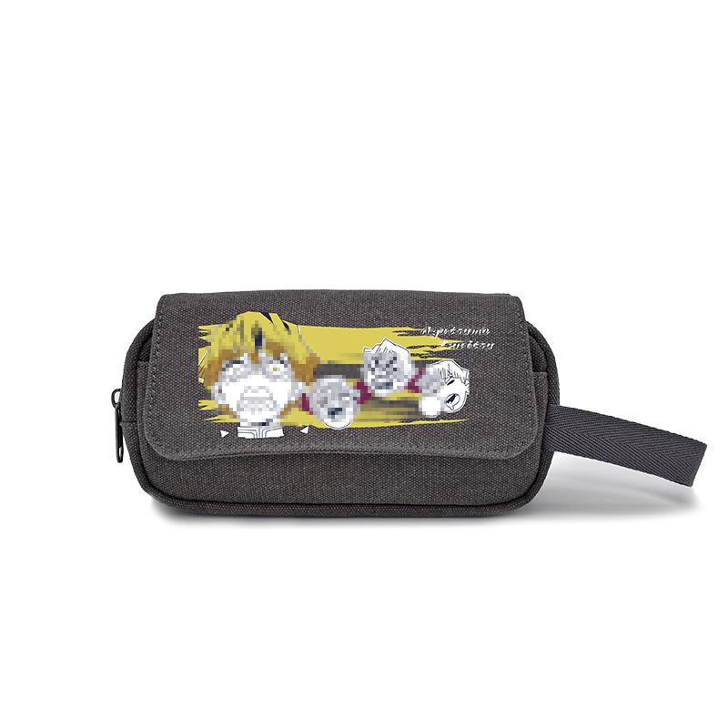 Anime Demon Slayer Čepel Pouzdra na tužky Studentské školní potřeby Držák na tužky Kreslená peněženka Dárek Kosmetická taštička