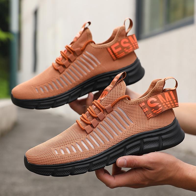 

2025 Men Running Shoes Breathable Mesh for Summer Outdoor Sports Shoes Lightweight Sneakers for Men Athletic Training Footwear 39