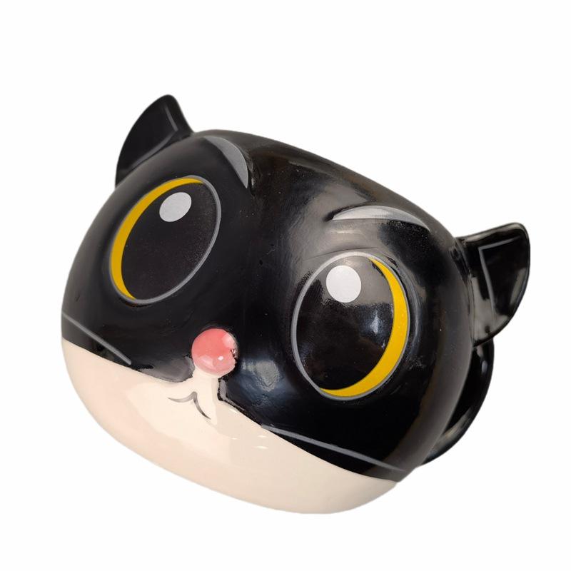 Little Black Cat Mug Movie Animation Cute Ceramic Cup Coffee Couple Water Cup Black Cat Sheriff Cup