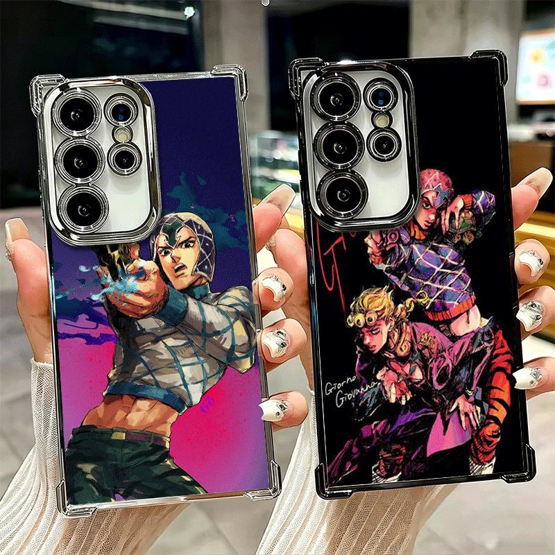 JoJo Abenteuer Guido Mista Weiche Handyhülle Für Samsung Galaxy S26 Ultra S25 Edge S24 FE S23 Plus S22 S21 + S20 Galvanisiert Anti-Fall