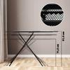 KADAX Folding Ironing Board 120x38cm Lightweight Iron Holder Standard