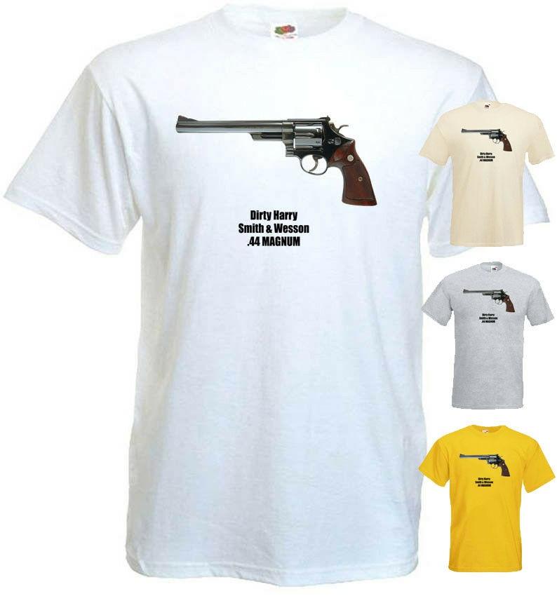 

Бело-желтые футболки унисекс Dirty Harry V4 Clint Eastwood S