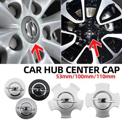 4pcs 53mm/100mm/110mm Car Wheel Center Hub Caps Badge For Corsa Antara Astra Zafira Omega Vectra Insignia Accessories