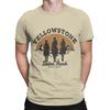 Yellowstones Dutton Ranch Vintage Herren T-Shirts Vintage T-Shirt Kurz Rundhals T-Shirts Baumwolle Geburtstagsgeschenk Kleidung