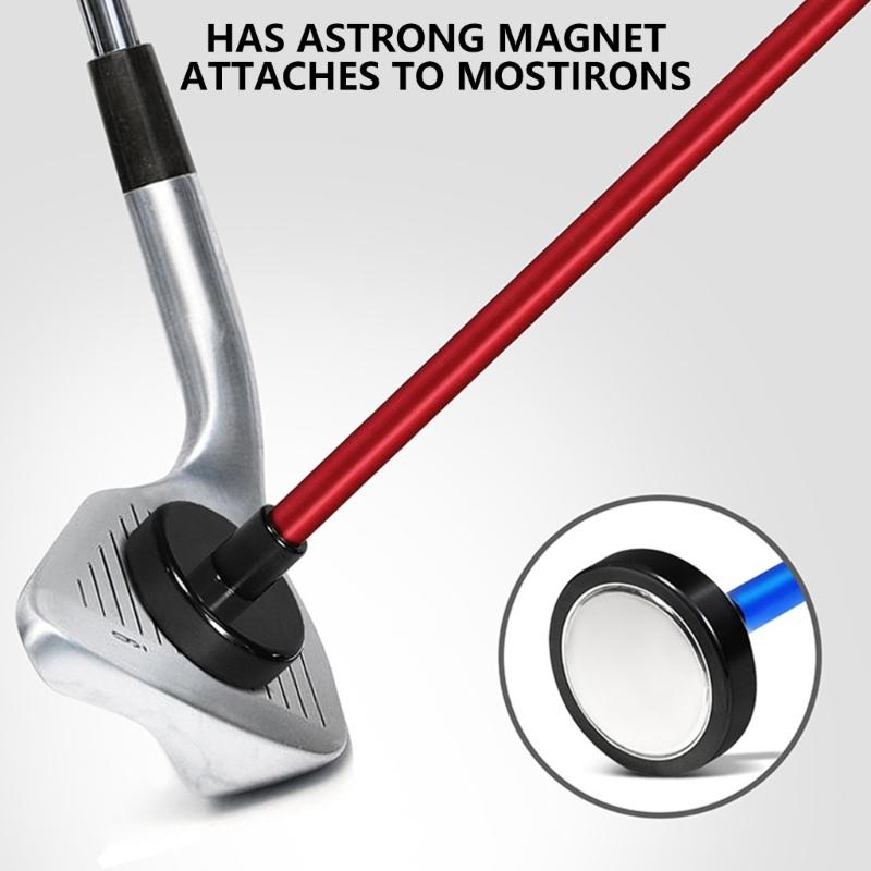Magnetic Golf Alignment Stick Light Weight Swing Training Tool For Precise Swing Practice Indoors Or Outdoors
