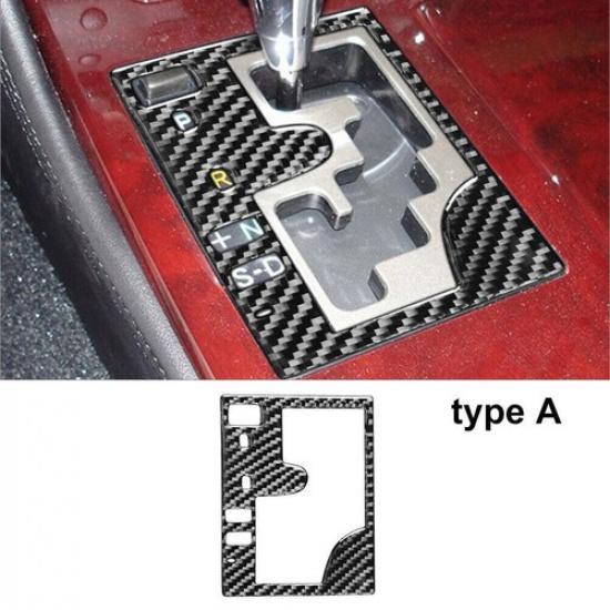 Carbon Fiber Automatic Gear Shift Frame Cover Trim For Lexus GS300/350/430/450h