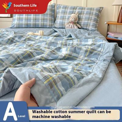 2026 New Spring Summer Blanket Comforter Washed Quilt Air-conditioning Soft Thin Blanket Breathable Cool Blankets