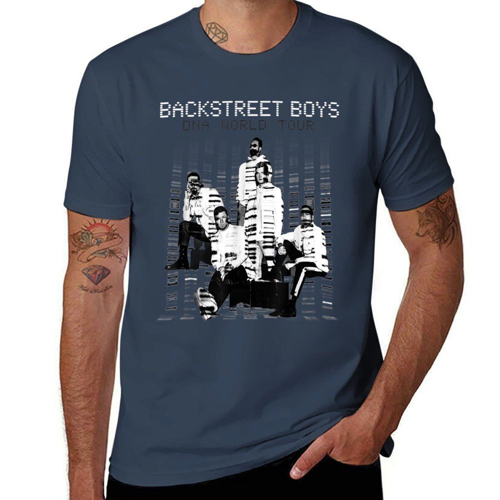 Backstreet Boys  DNA Tour Portland Tshirt plus size tops for a boy anime cute tops Mens clothing S