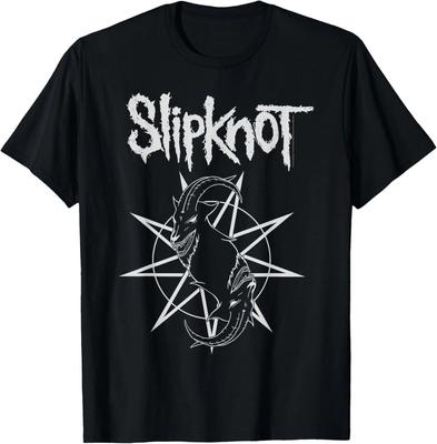 Slipknot Offizielles Goat Star Logo T-Shirt Tops