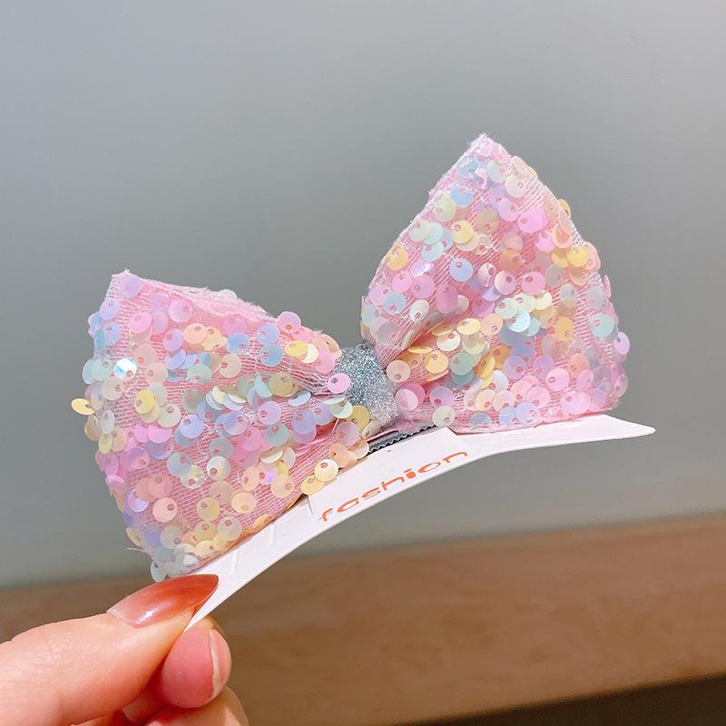 New Pearl Bow Hair Clips Gauze 3D Princess Sweet Barrettes for Children Headwear Girls Kids Hair Accessories
