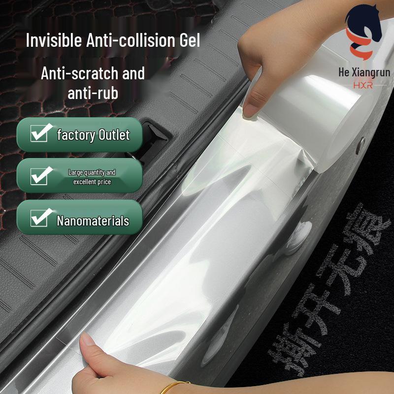 Transparent Anti-scratch Car Door Strip & Sill Protective Tape