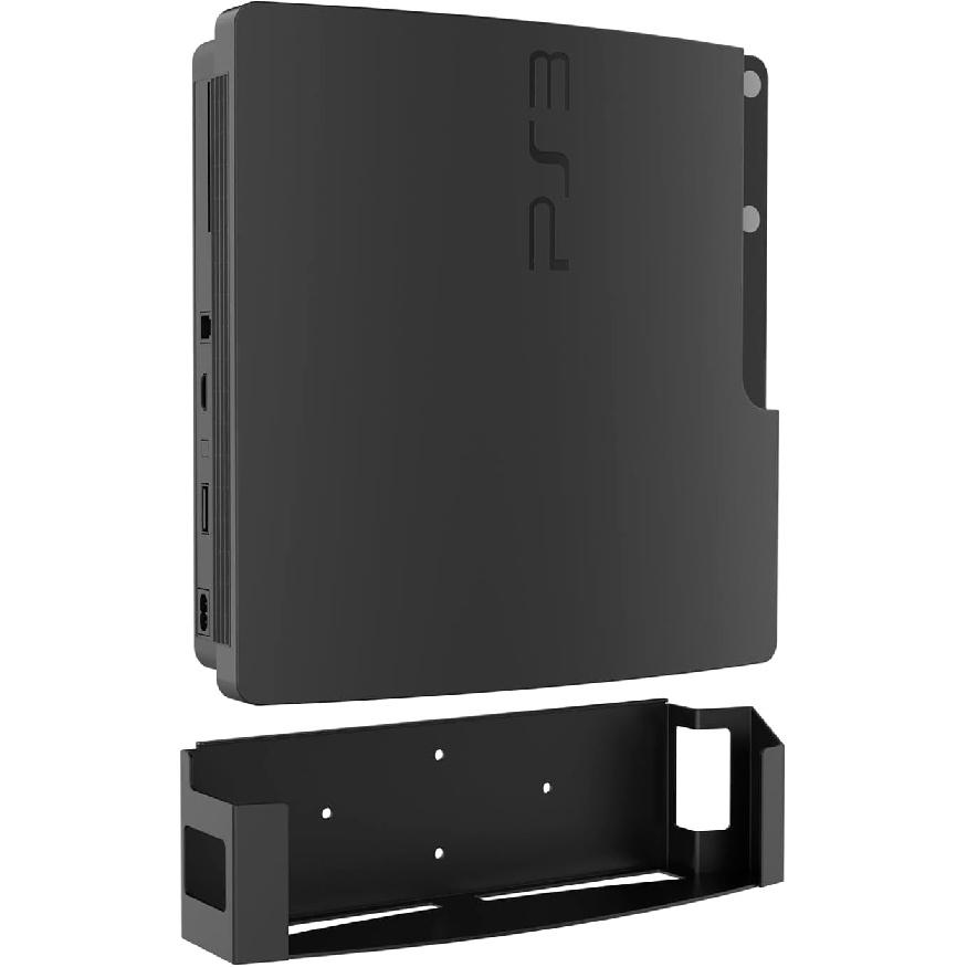 Настенное крепление Monzlteck для PS3 Slim, Стальной настенный держатель-кронштейн для PlayStation 3(CECH 2000-2500),Экономия места,wp3-s