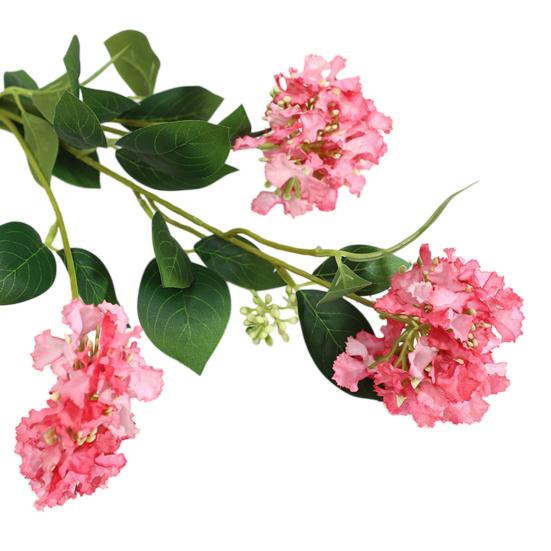 

Искусственный букет цветов с 3 ветками и 3 головками цветов. Реалистичный букет из искусственного шелка со стеблем для свадьбы, вечеринки, домашнего офиса темно-розовый