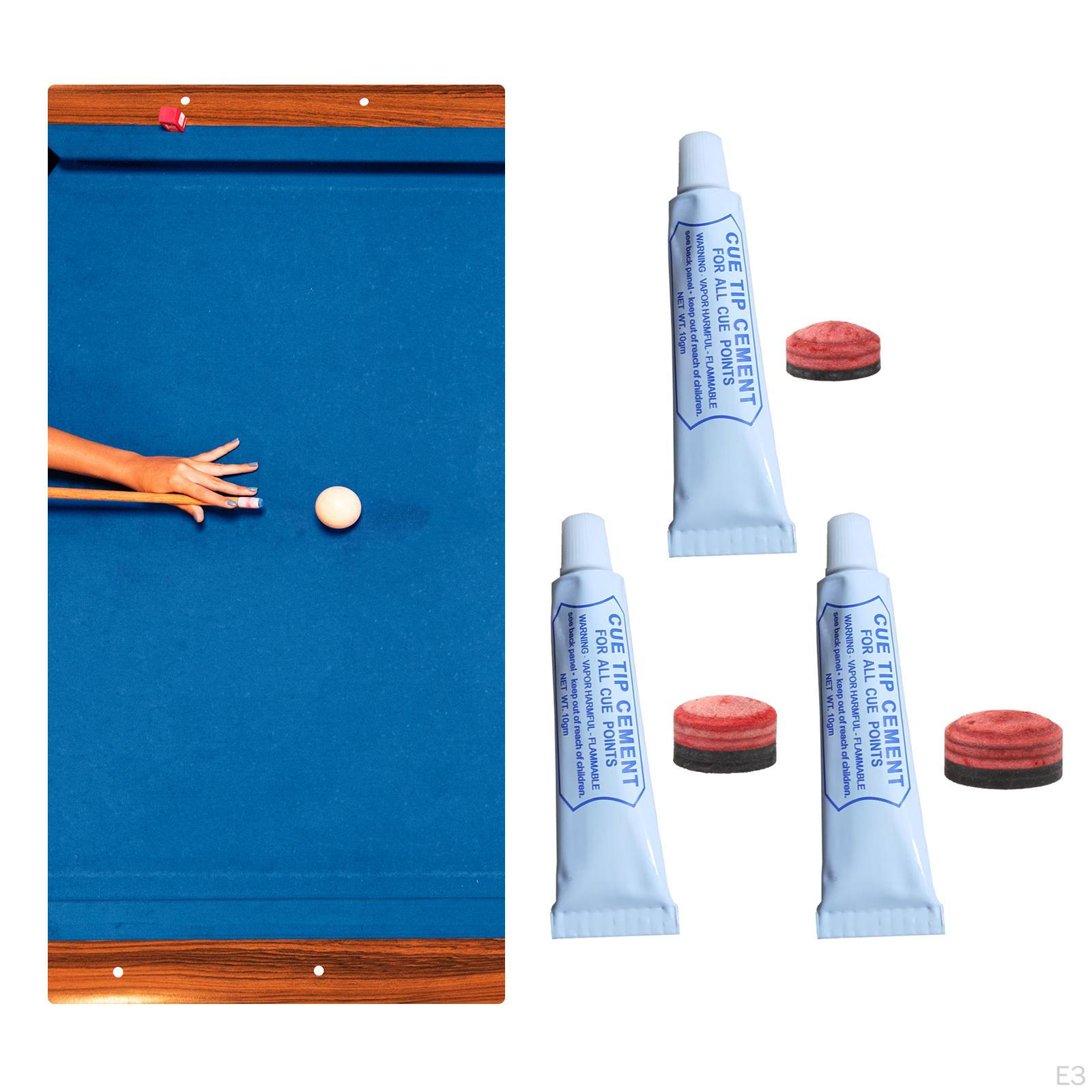 Наконечник кия для бильярдного пула с цементом Легко наносится Быстросохнущая замена 11mm — фото 5