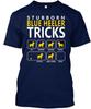 Blue Heller Tricks Stubborn Heeler Sit Down Shake T-Shirt Made In USA Size S-5XL