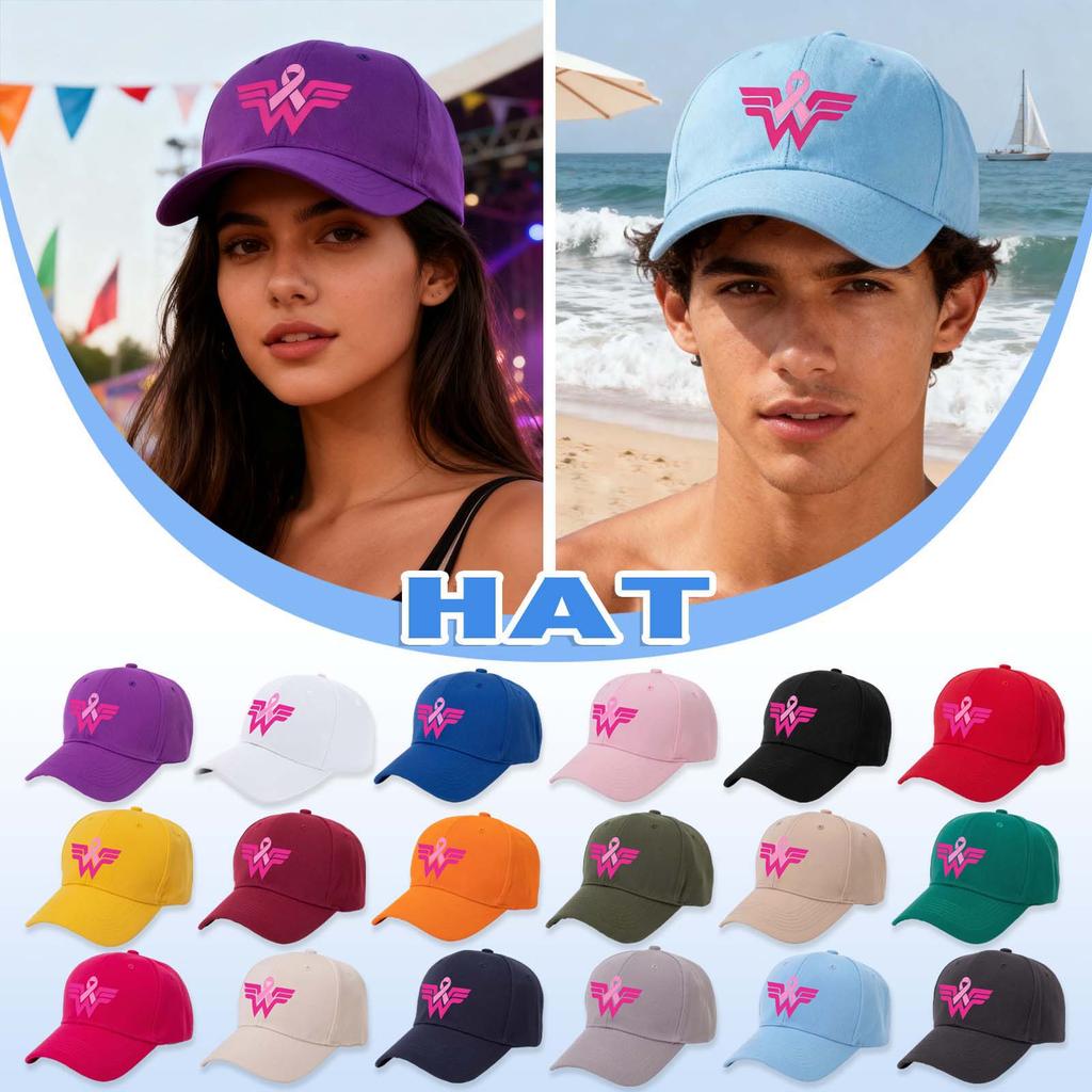 Deep Crown Baseball Cap Fashionable Sun Hat Printed Peaked Cap