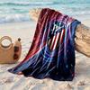 Asciugamano da Spiaggia in Microfibra con Stampa Atletico Madrid Asciugatura Rapida Assorbente Grande Asciugamano per Spiaggia Nuoto Viaggio