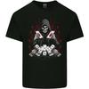 Playing Grim Reaper Poker Cotton Card Men's T-Shirt - Men's Summer Cotton Graphic Tee