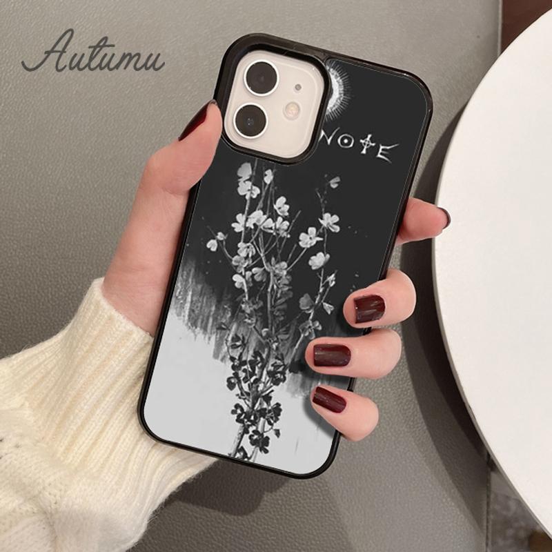 Death Note Phone Case for iPhone 11 12 13 14 Pro Max Mini X XR XS SE 2020 5 6S 7 8 Plus Samsung Galaxy S21 S22 Cover Shell