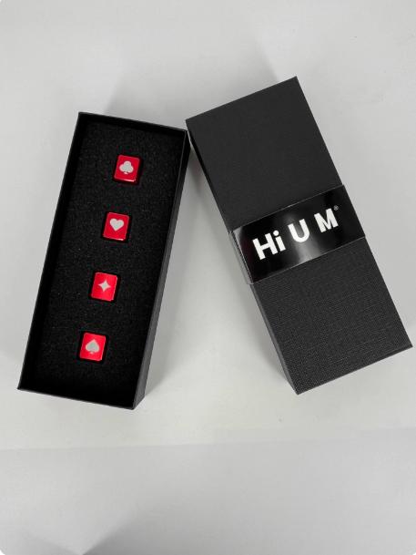 Hi UM Aluminum Alloy Keycaps HL Series Laser Engraving Special Edition Original Height Keycaps Custom Keycaps Simple Red Black